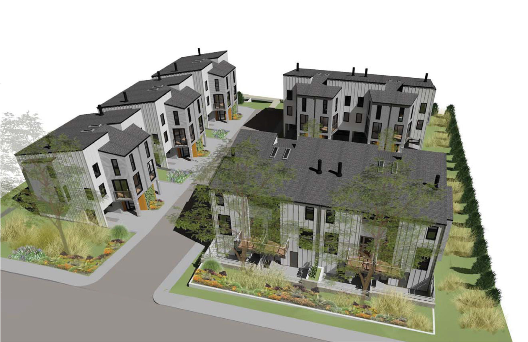 Foster Road townhouses in Napa
